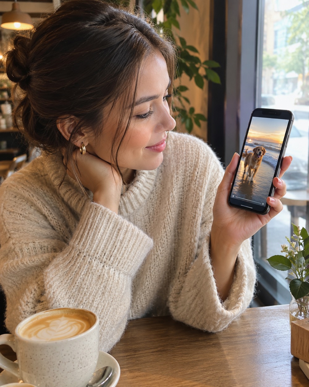 A vertical AI video clip prepared for Instagram Reels with a clean cover frame