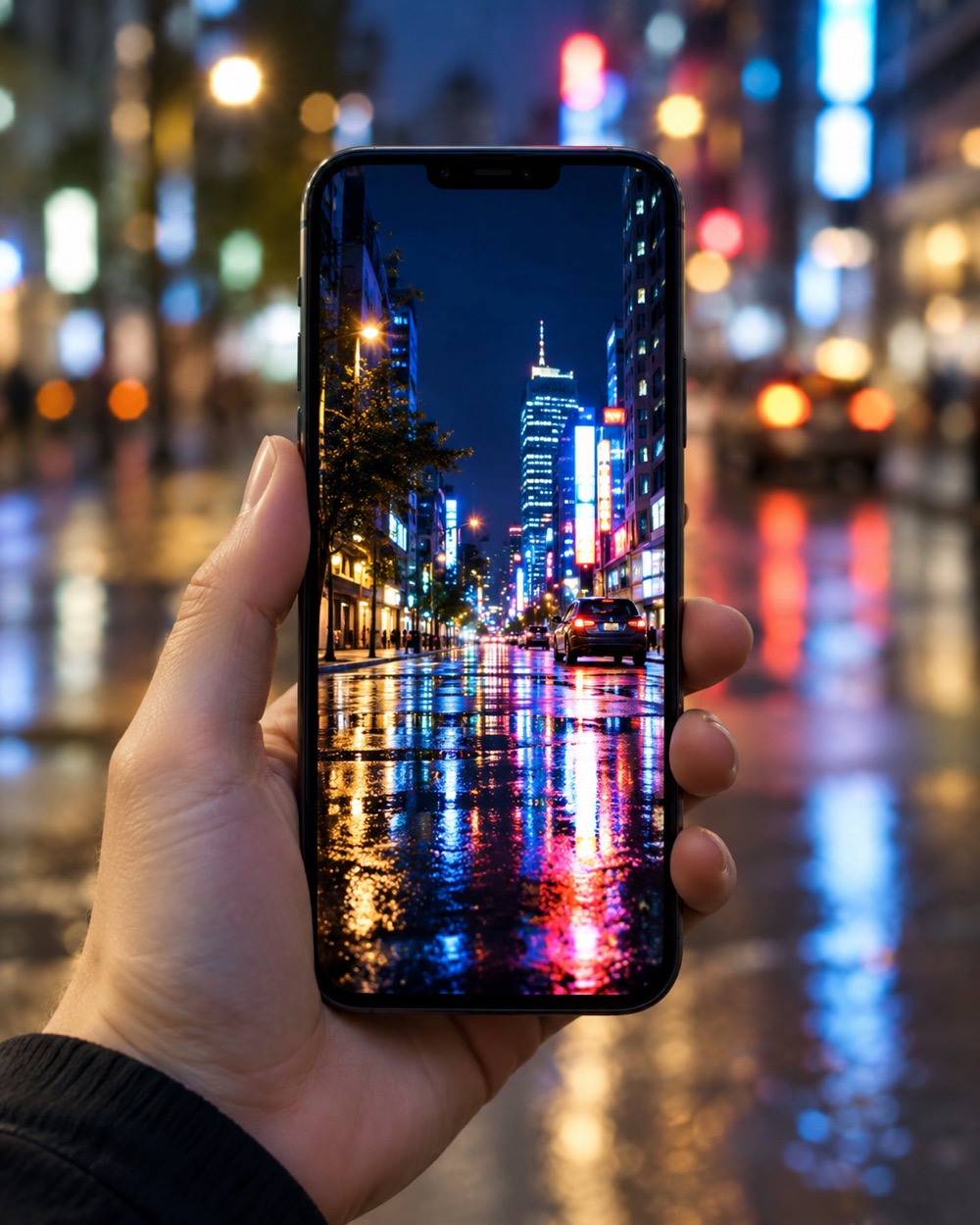 A 9:16 vertical video frame shown on a phone with TikTok and Reels style overlays